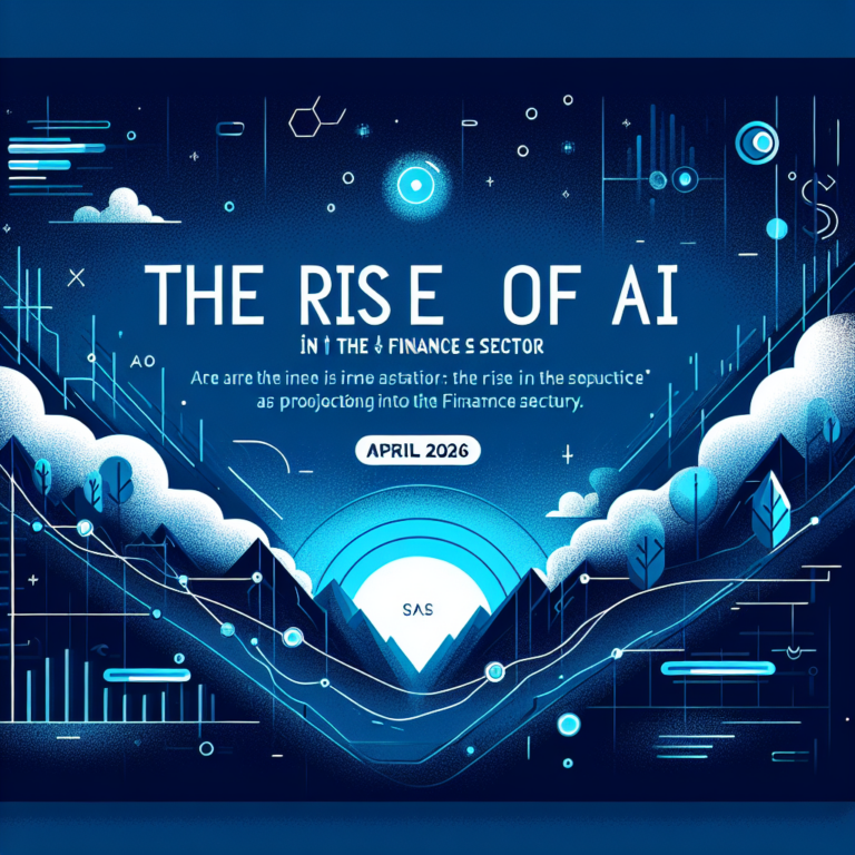 April 2026: The Rise of AI in the Finance Sector