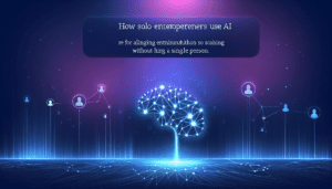 Как солопредприниматели используют ИИ для масштабирования без найма ни одного человека