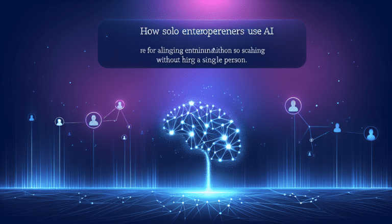 Как солопредприниматели используют ИИ для масштабирования без найма ни одного человека