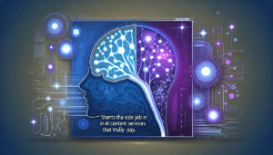Begin een Bijbaan: AI Inhoudsdiensten die Echt Betalen