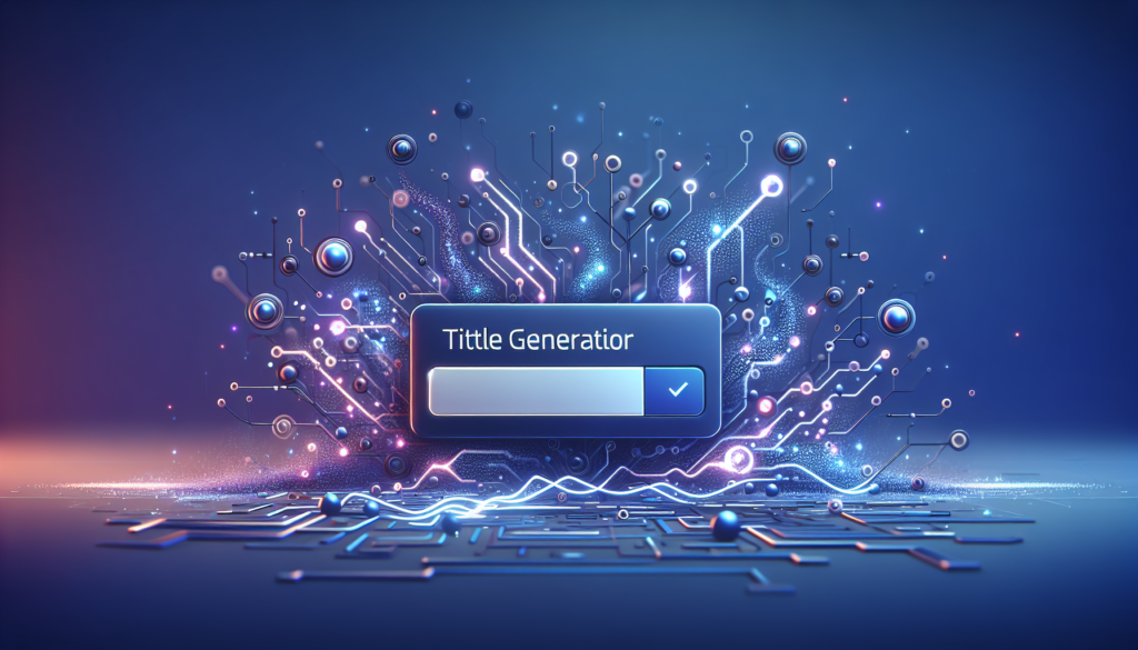 How to Create Compelling Titles with the Title Generator Tool