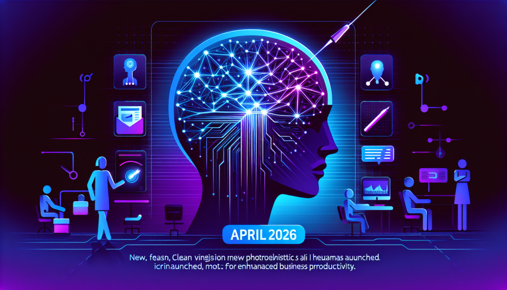 April 2026: Nya AI-verktyg lanserade för ökad affärsproduktivitet