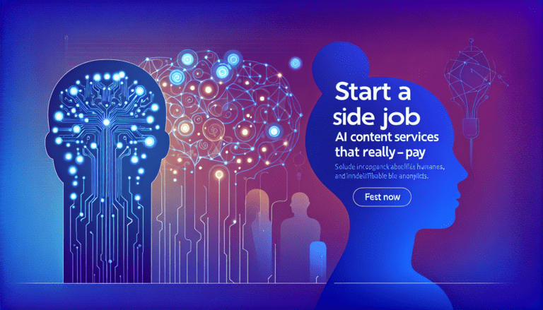 Comece um Trabalho Paralelo: Serviços de Conteúdo com IA que Realmente Pagam