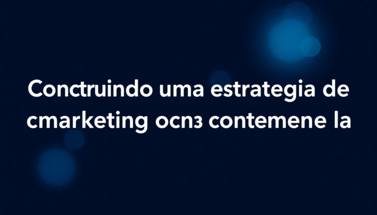 Construindo uma estratégia de marketing de conteúdo com ferramentas de IA