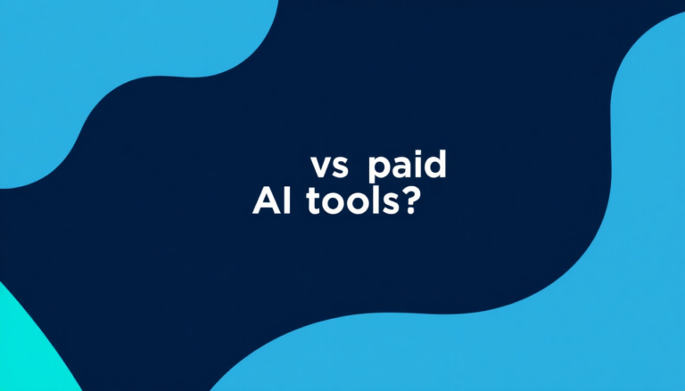 Kostenlose vs. bezahlte KI-Tools: Lohnt sich das Upgrade?