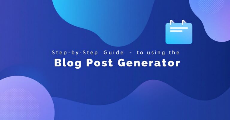 Guia Passo a Passo para Usar o Gerador de Posts para Blog