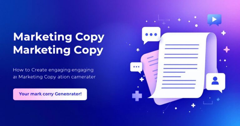 Como Criar Textos de Marketing Envolventes com o Marketing Copy Generator