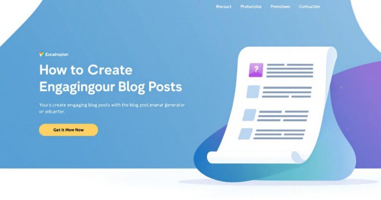 How to Create Engaging Blog Posts with the Blog Post Generator