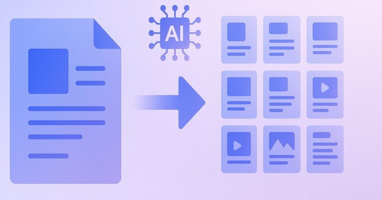 Content Repurposing with AI: Turn One Article into 10 Pieces of Content
