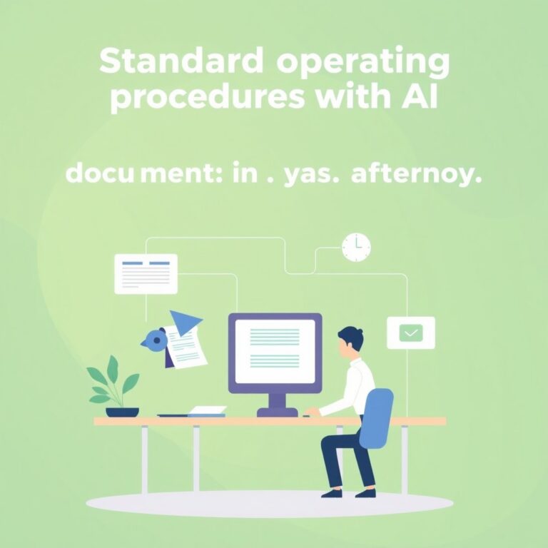 Standard operating procedures with AI: document a process in an afternoon