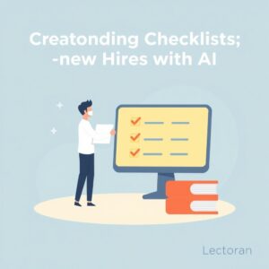 Creating Onboarding Checklists for New Hires with AI