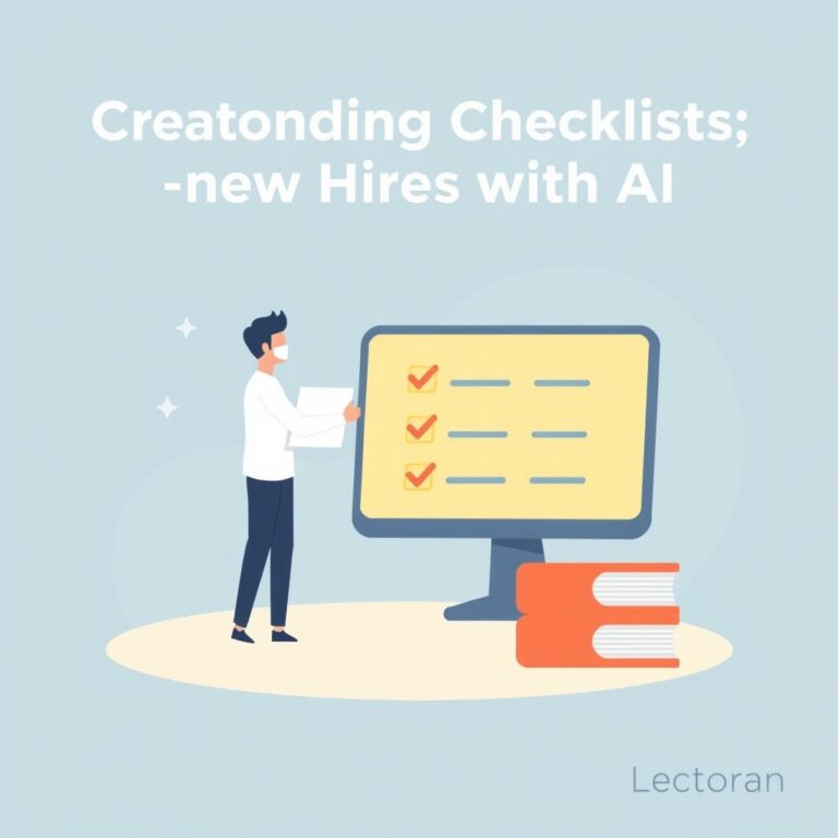 Creating Onboarding Checklists for New Hires with AI