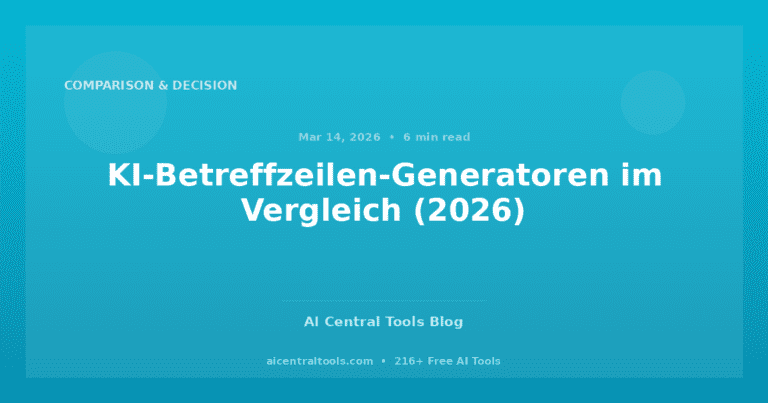 KI-Betreffzeilen-Generatoren im Vergleich (2026)