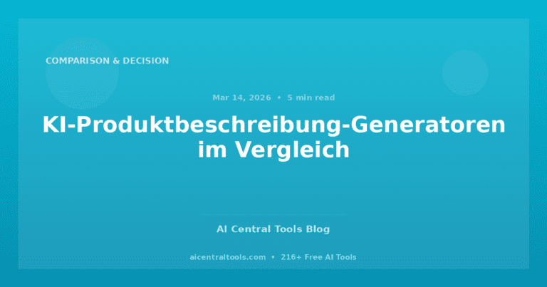 KI-Produktbeschreibung-Generatoren im Vergleich