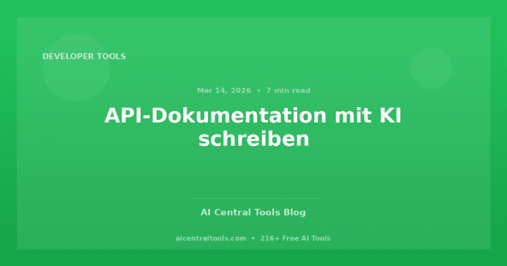 API-Dokumentation mit KI schreiben