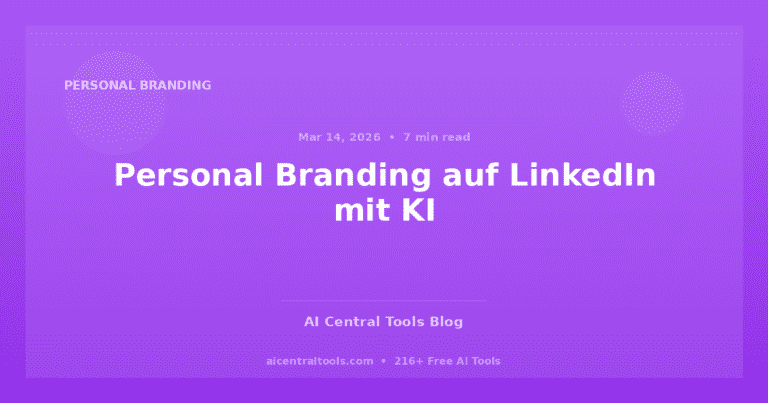 Personal Branding auf LinkedIn mit KI