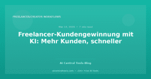 Freelancer-Kundengewinnung mit KI: Mehr Kunden, schneller
