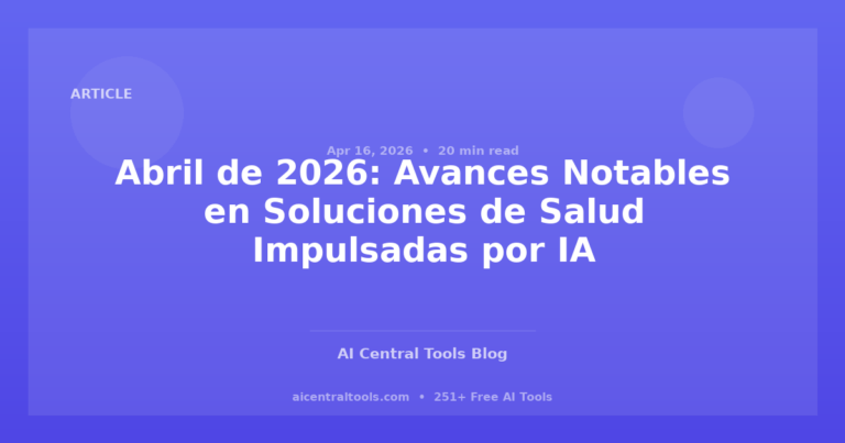 2026年に医療を革新するAIツール
