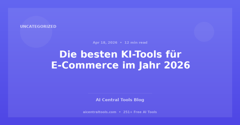 Les Meilleurs Outils d’IA pour le E-Commerce en 2026
