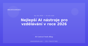 Nejlepší AI nástroje pro vzdělávání v roce 2026