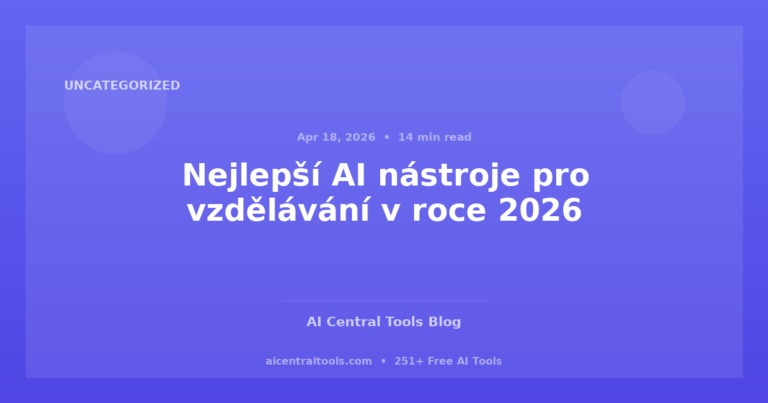 Nejlepší AI nástroje pro vzdělávání v roce 2026