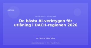 De bästa AI-verktygen för utlåning i DACH-regionen 2026