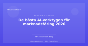 De bästa AI-verktygen för marknadsföring 2026