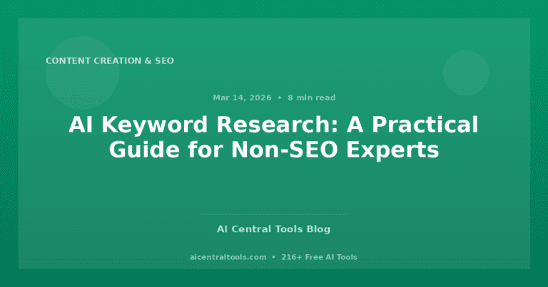 AI Keyword Research: A Practical Guide for Non-SEO People (2026)