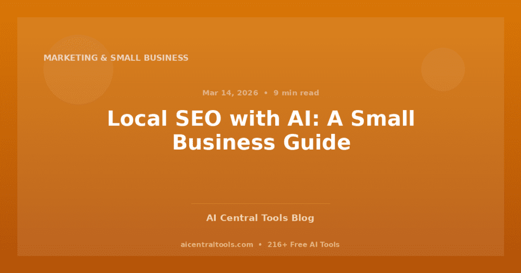 Local SEO with AI: A Small Business Guide