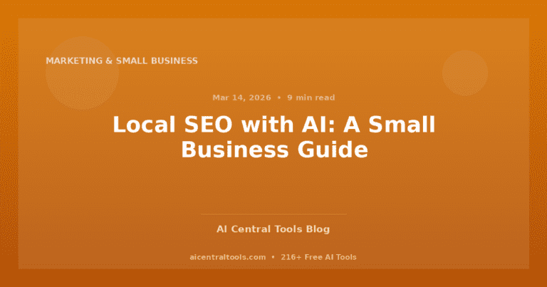Local SEO with AI: A Small Business Guide