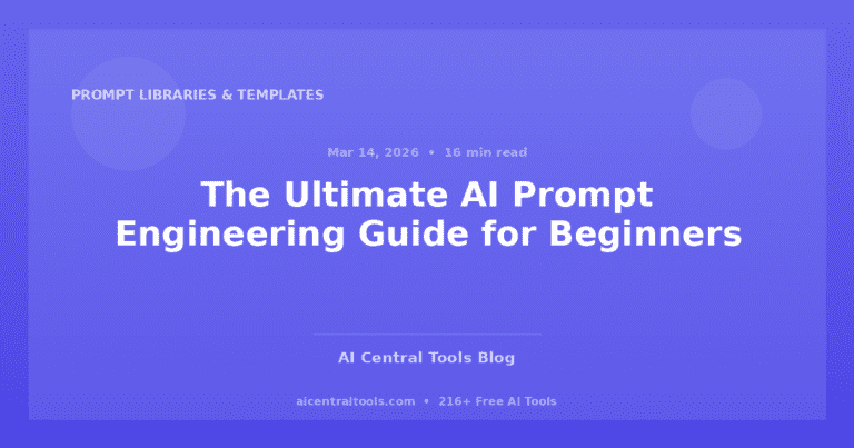 The Ultimate AI Prompt Engineering Guide for Beginners