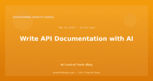 Escreva Documentação de API com IA