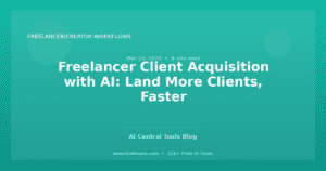 Freelancer Client Acquisition with AI: Land More Clients, Faster