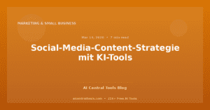 Social-Media-Content-Strategie mit KI-Tools