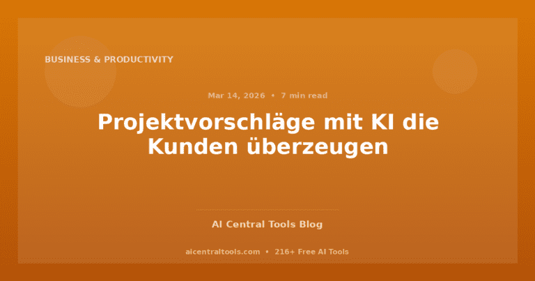 Projektvorschläge mit KI die Kunden überzeugen