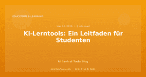 KI-Lerntools: Ein Leitfaden für Studenten